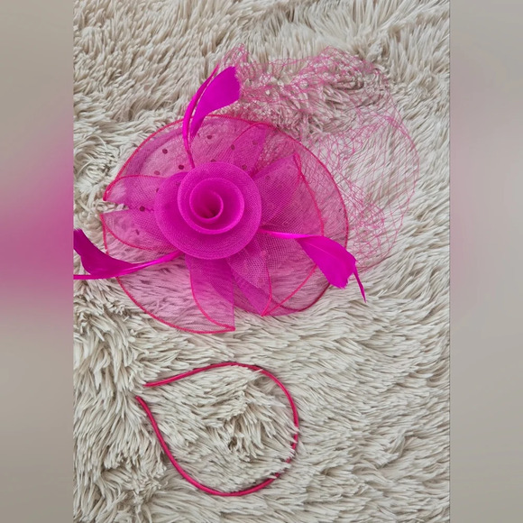 SOLD SAFERIN Women's Fascinators Feathers Tea Party Hat #843 - Picture 8 of 11